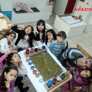 Çocuklarla Ebru Sanatı